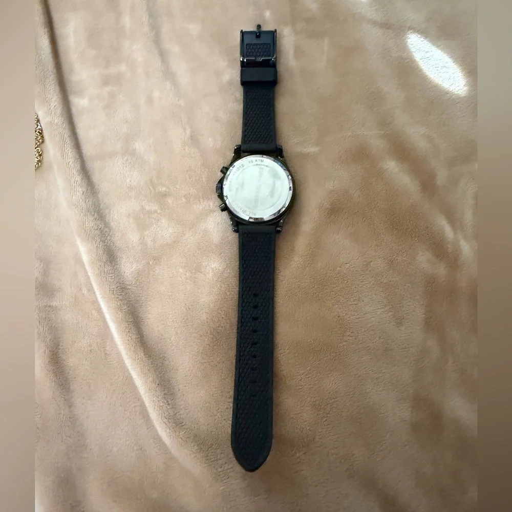 Michael Kors Y2K Black and Purple Watch